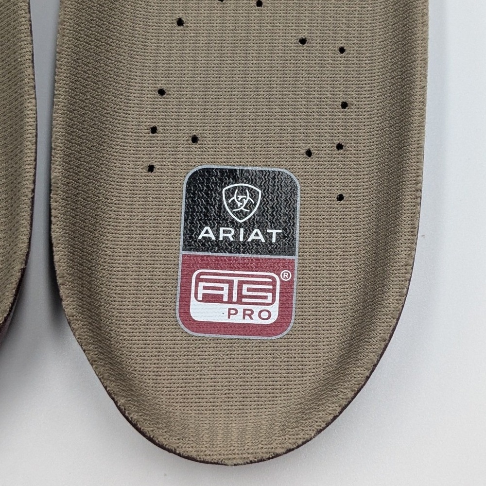 Ariat ATS Pro Mens Replacement Insoles Brown Footbed AK-303M R 13A Size 13 - Picture 2 of 4